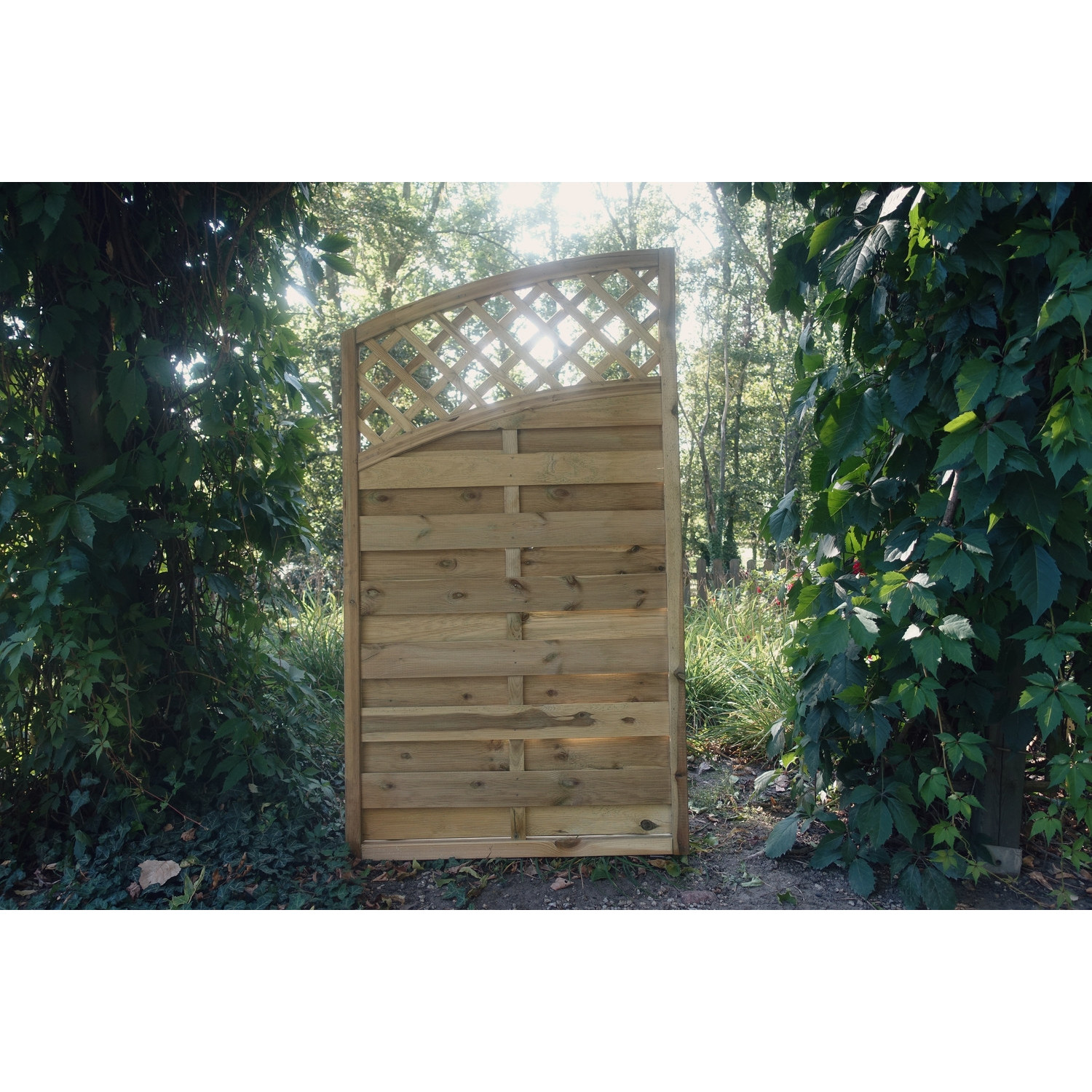 Płot "Olga" 2x łuk kończący 90x160/140 cm