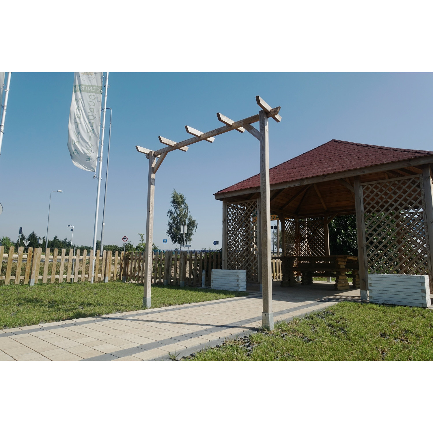 Pergola pojedyncza prosta