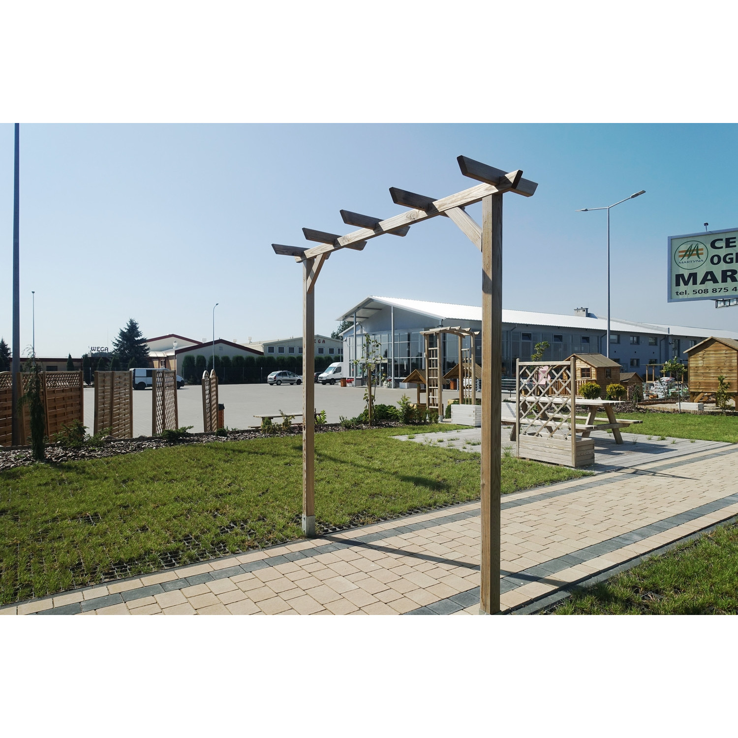 Pergola pojedyncza prosta