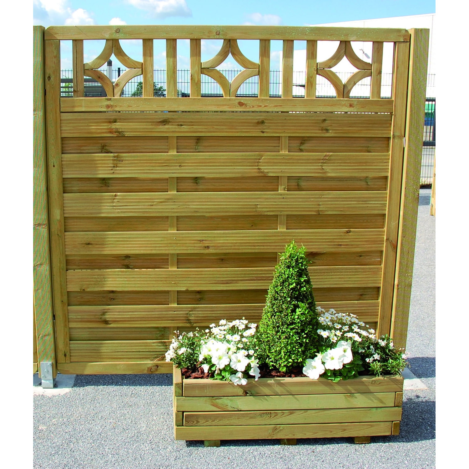 Donica prostokątna 80x40x33(h)  cm