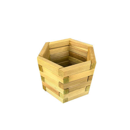 Donica sześciokątna fi 40x33(h) cm