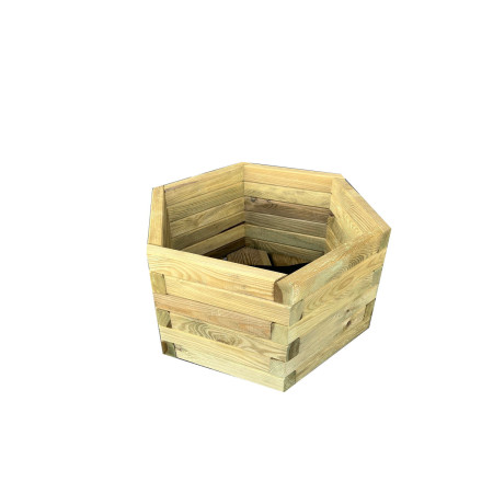 Donica sześciokątna fi 60x33(h) cm