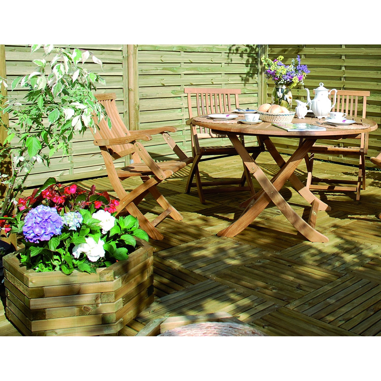 Donica sześciokątna fi 60x33(h) cm