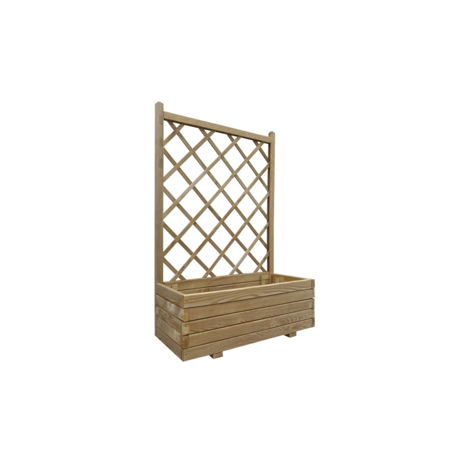 kwietnik z kratką prosty 90x40x135(h) cm