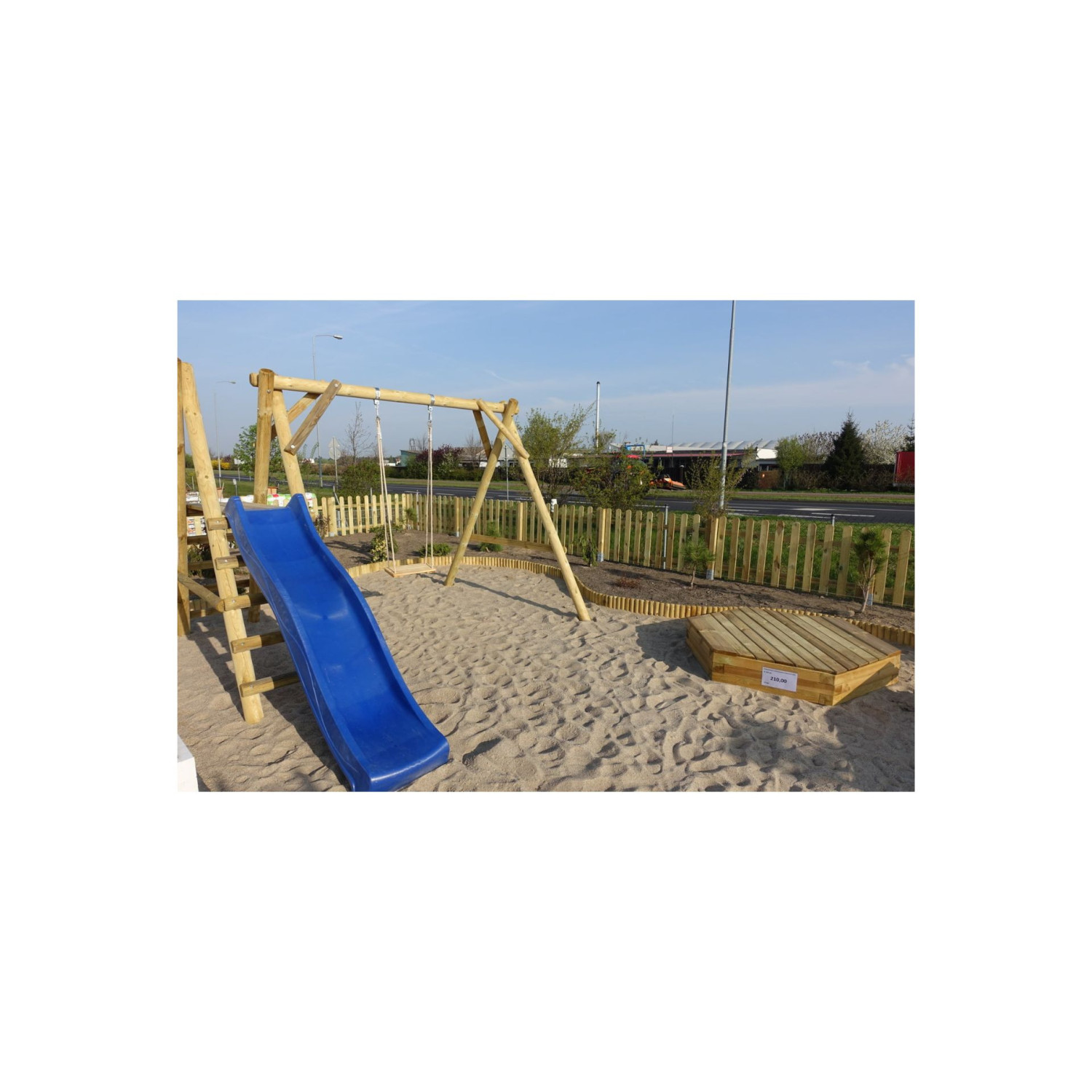 Piaskownica sześciokątna fi 150 cm