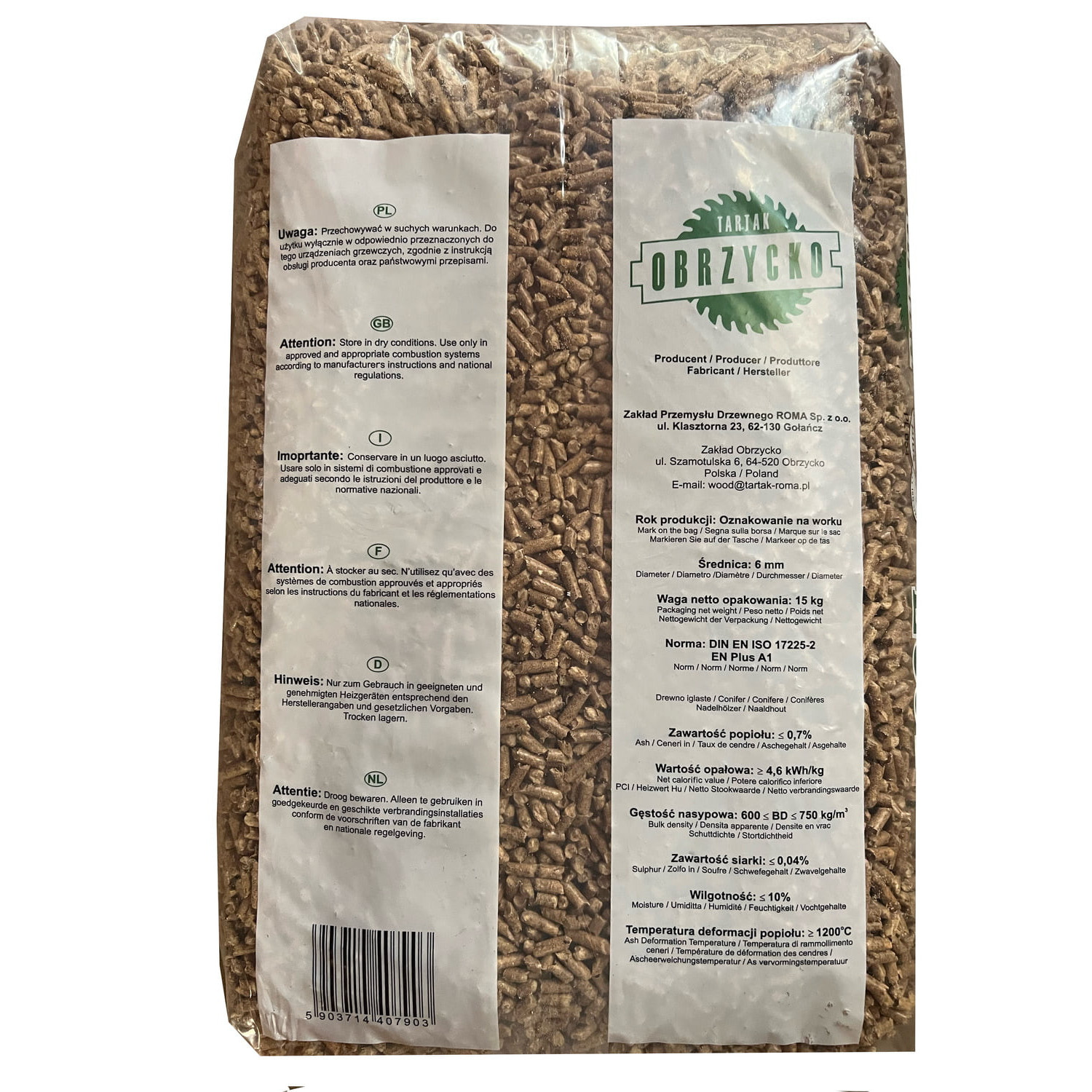 Pellet ECOPELLET 35 worków DOSTAWA GRATIS !