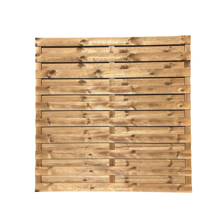 Płot "Multi" prosty brąz 180x180 cm