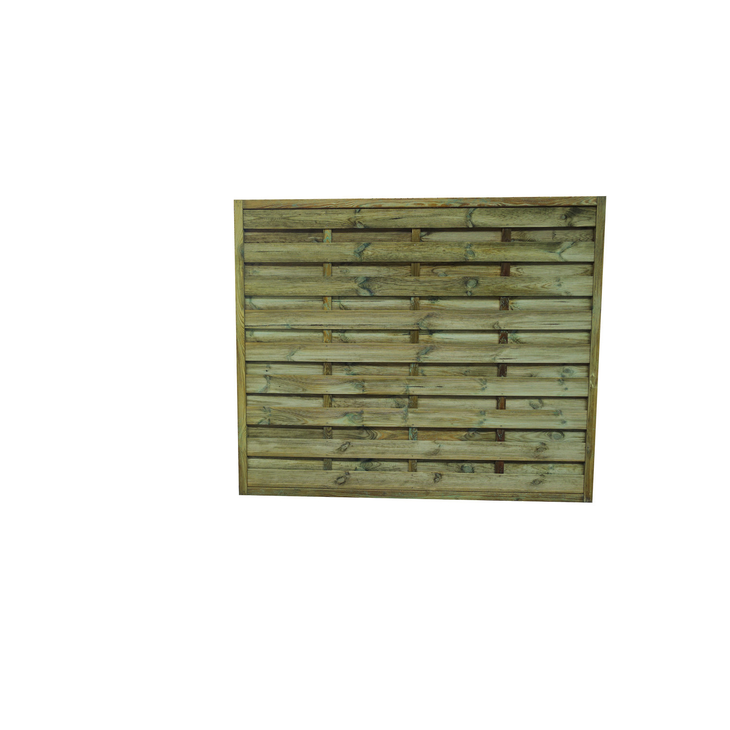 Płot lamelowy prosty 180x150 cm