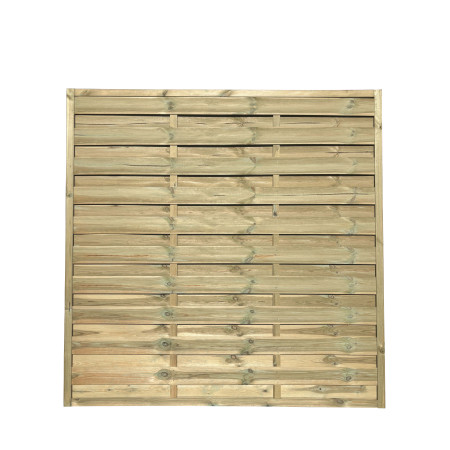 Płot lamelowy "PO" prosty 180x180 cm (eko)
