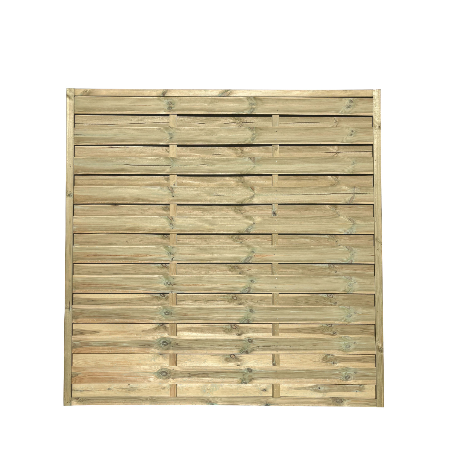 Płot lamelowy "PO" prosty 180x180 cm (eko)