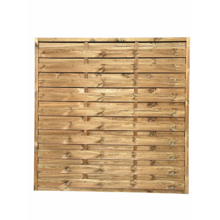 Płot lamelowy "PO" prosty 180x180 cm (eko)