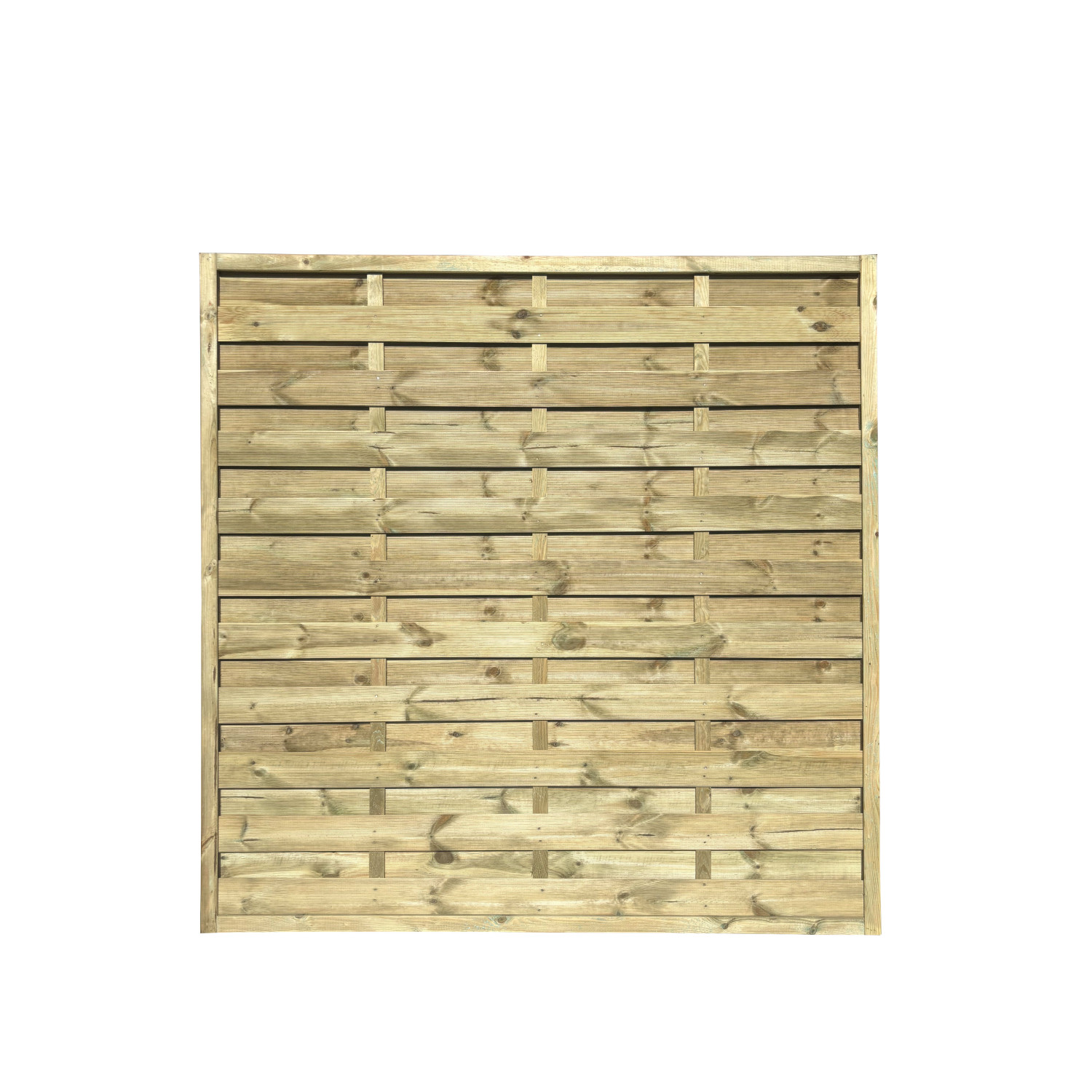 Płot lamelowy prosty 180x180 cm