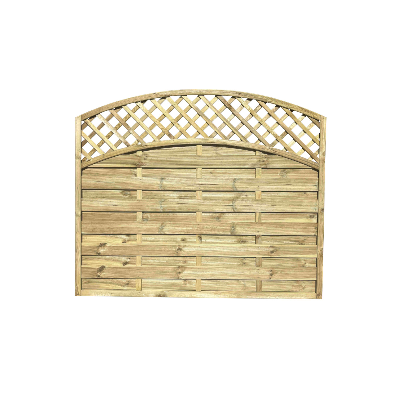 Płot "Olga" 2 x łuk 180x150/130 cm