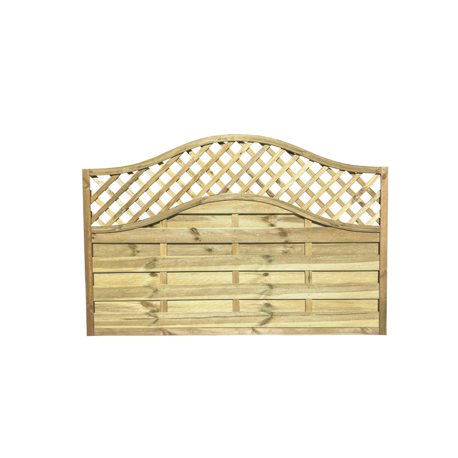 Płot "Aga" 2x fala 180x120/100 cm