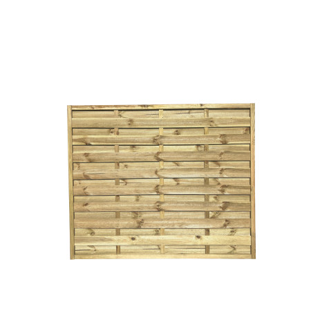 Płot lamelowy prosty 180x150 cm