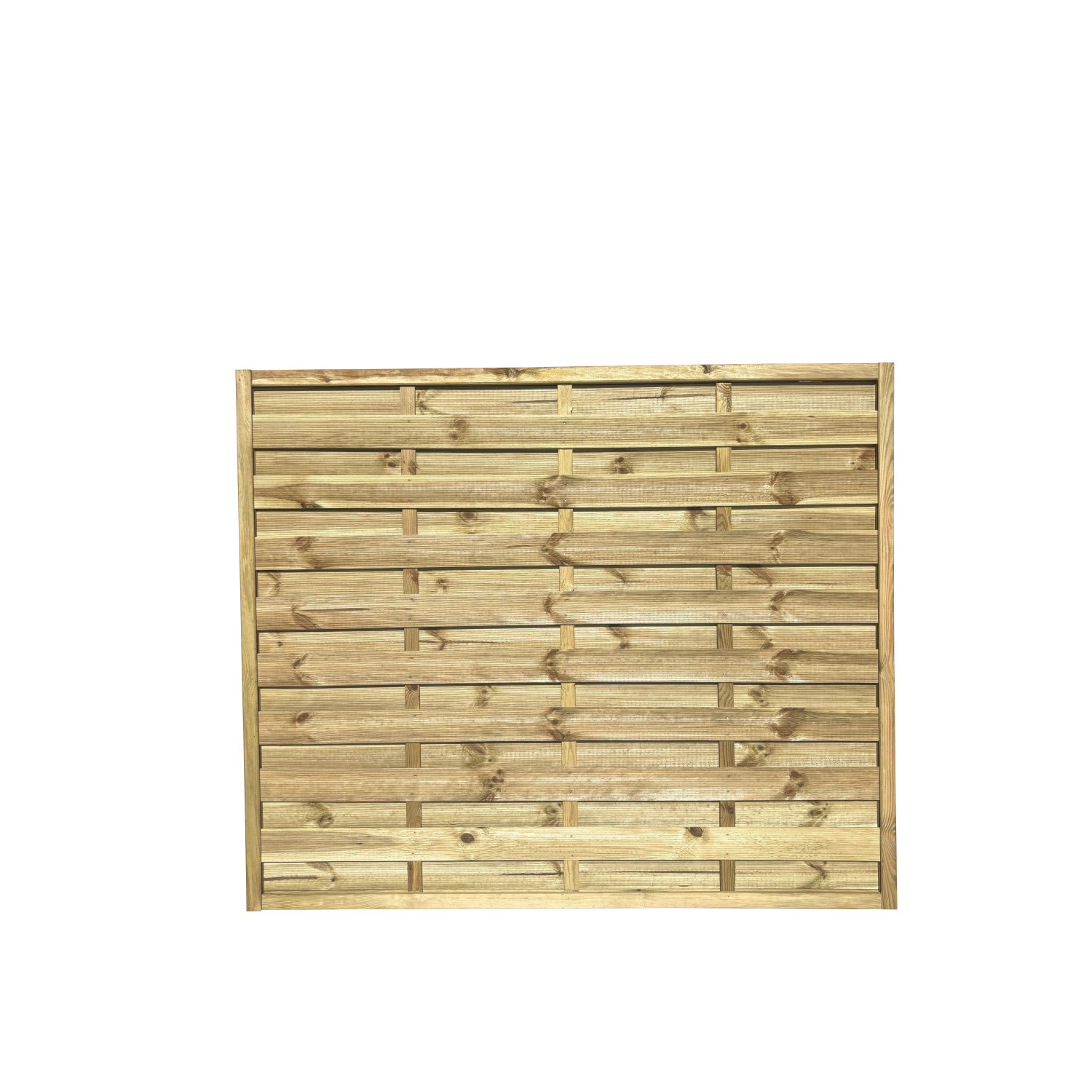 Płot lamelowy prosty 180x150 cm