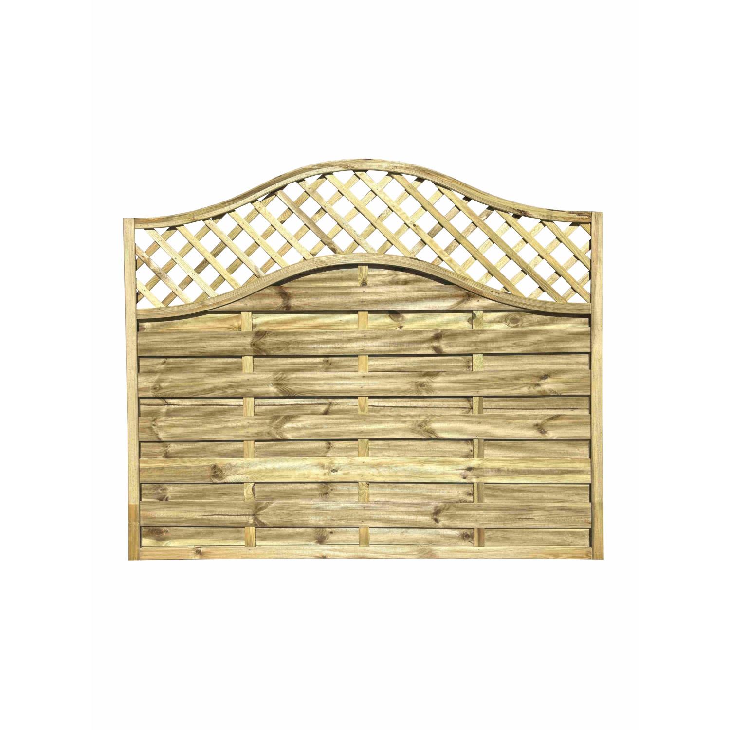 Płot "Aga" 2x fala 180x150/130 cm