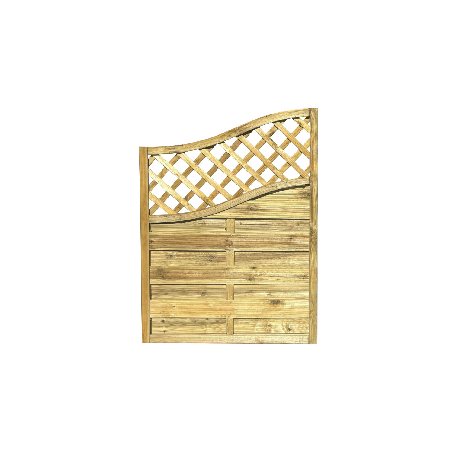 Płot "Aga" 2x fala 90x120/100 cm