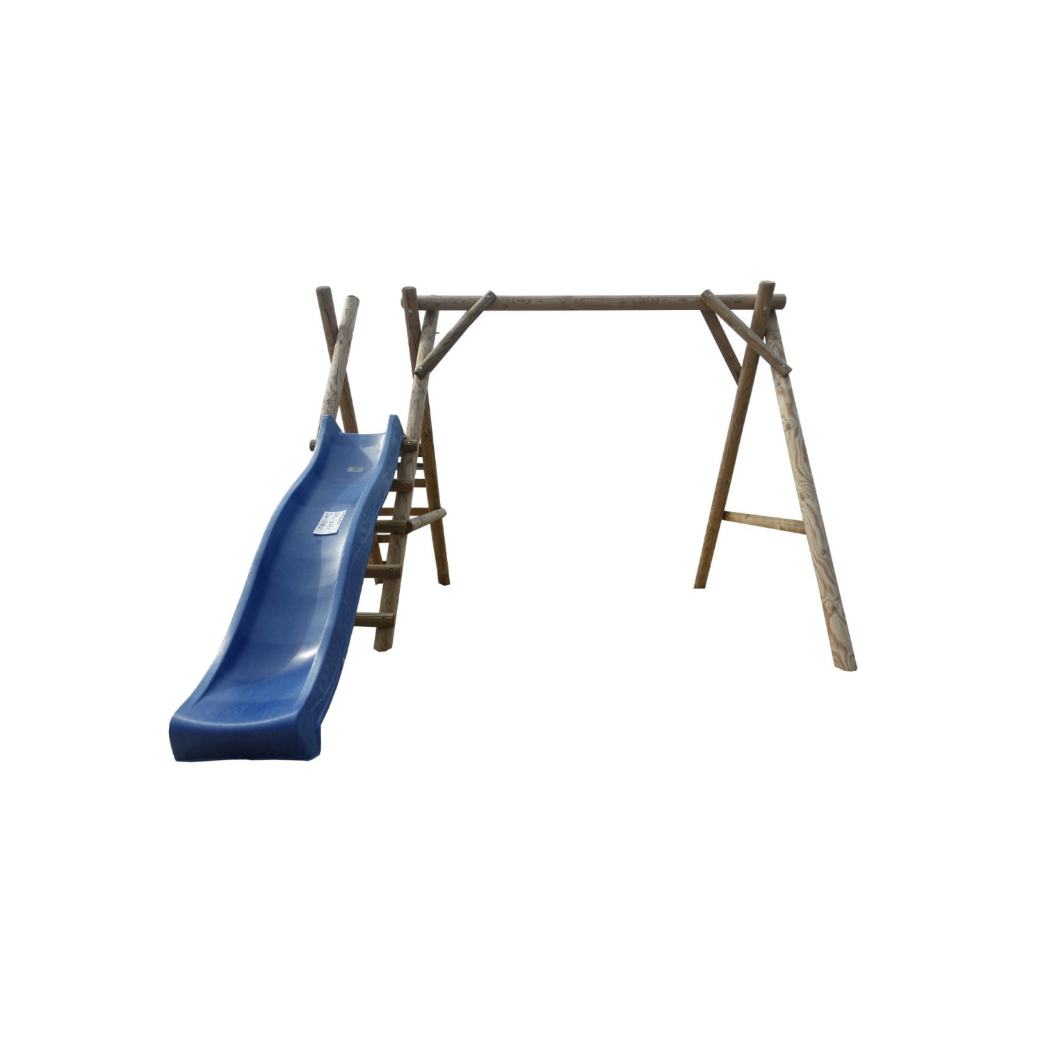 Huśtawka z drabinką na 5 szczebli (300 cm pal)
