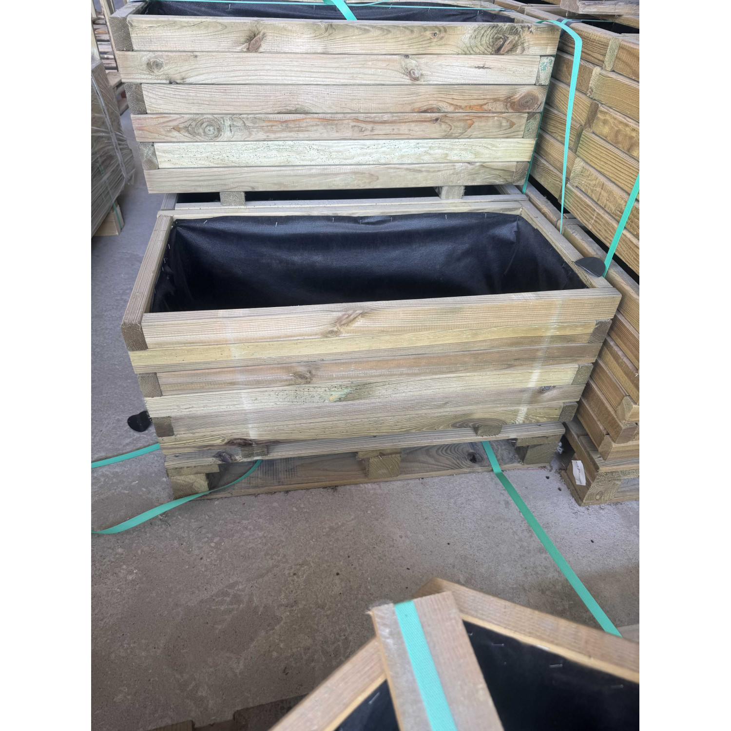 Donica prostokątna 80x40x33(h)  cm