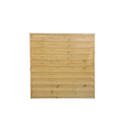 Płot lamelowy "PO" prosty 180x180 cm (eko)