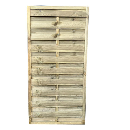 Płot lamelowy "PO" prosty 90x180 cm (eko)