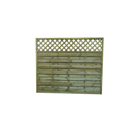 Płot tarasowy z kratką 180x150 cm