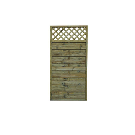 Płot tarasowy z kratką 90x180 cm