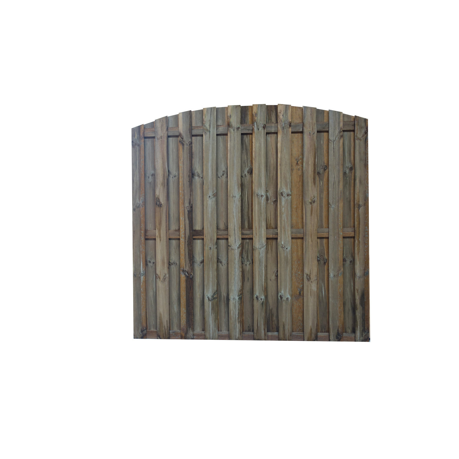 Płot "Multi" łuk brąz 180x180/165 cm