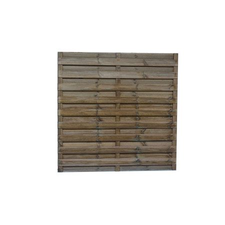 Płot "Multi" prosty brąz 180x180 cm