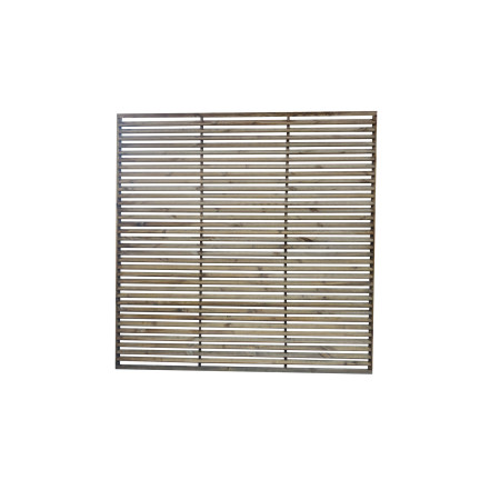 Płot żaluzjowy prosty brąz 180x180 cm