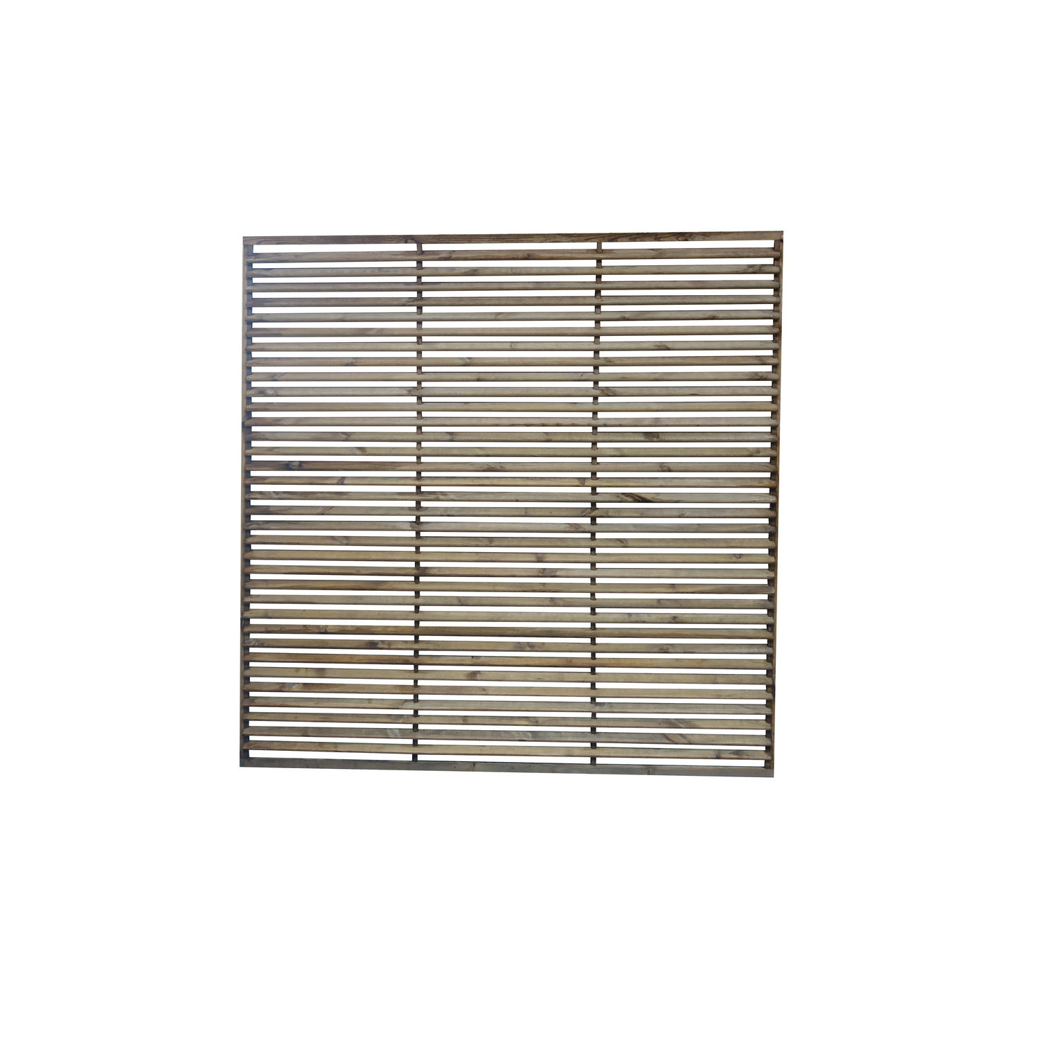 Płot żaluzjowy prosty brąz 180x180 cm