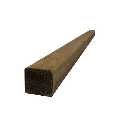 Kantówka strugana brąz 7x7x120 cm