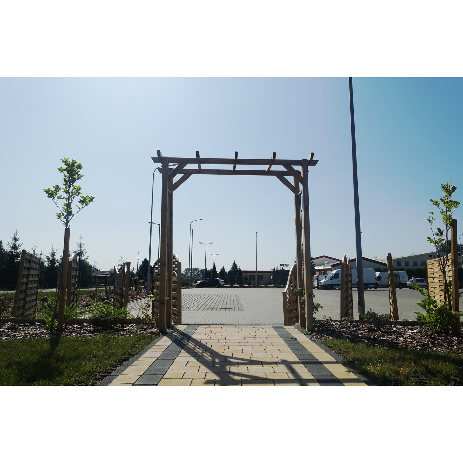 Pergola podwójna prosta