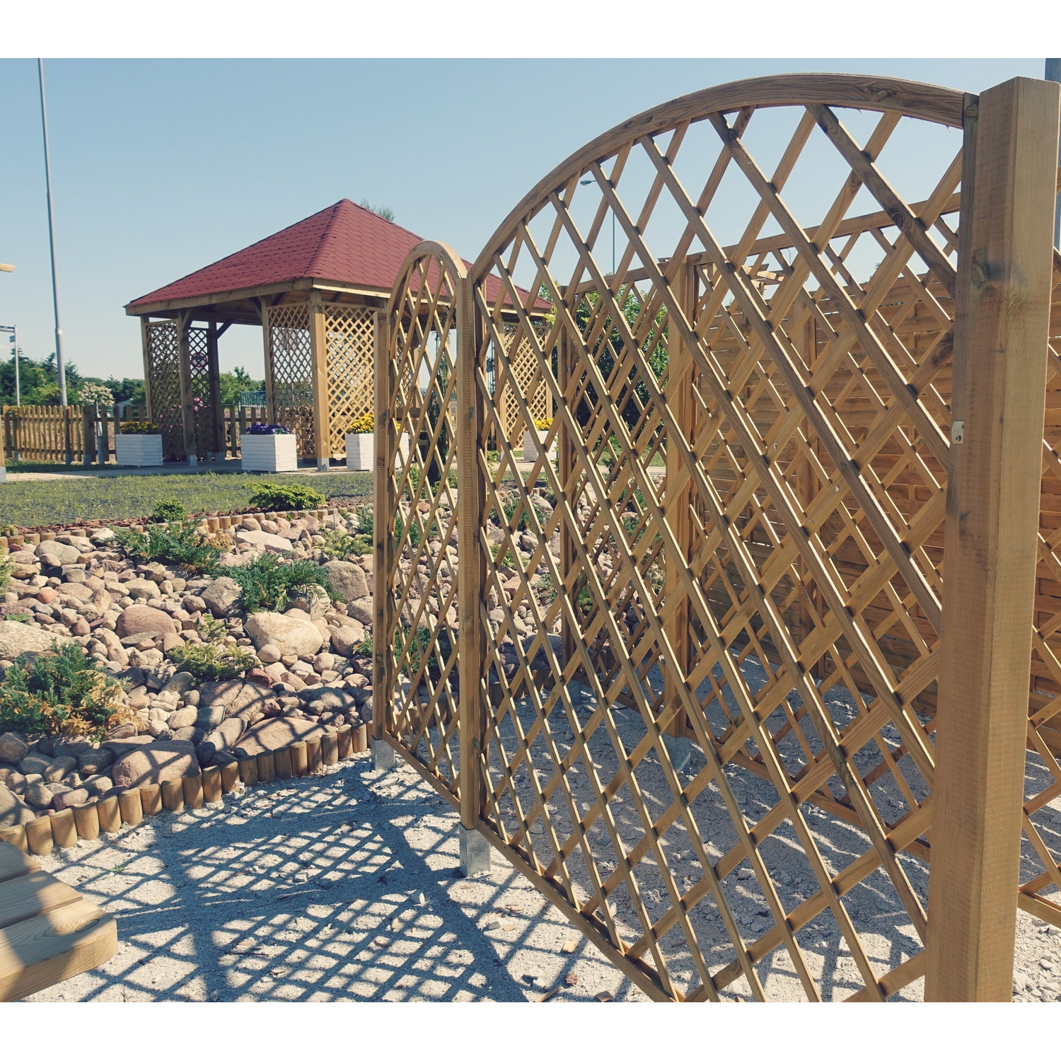 Kratka diagonalna łuk 180x180/260 cm cm