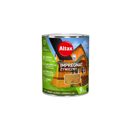 ALTAX Impregnat Żywiczny Dąb 0,75 L