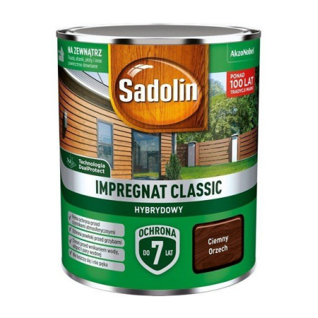SADOLIN Impregnat Classic Hybrydowy Ciemny orzech 0,75 L