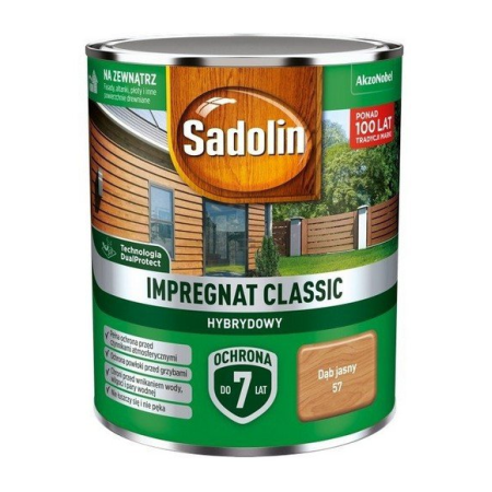 SADOLIN Impregnat Classic Hybrydowy Dąb jasny 0,75 L