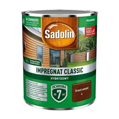 SADOLIN Impregnat Classic Hybrydowy Orzech włoski 0,75 L
