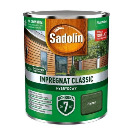 SADOLIN Impregnat Classic Hybrydowy Zielony 0,75 L