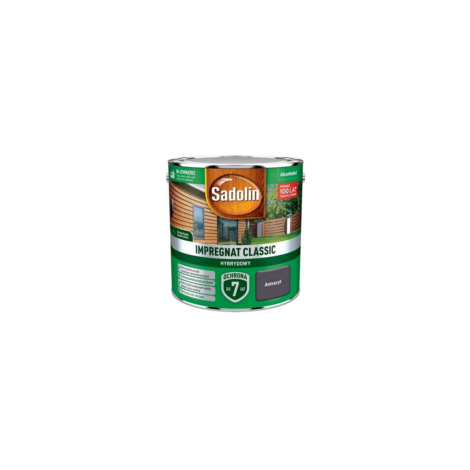 SADOLIN Impregnat Classic Hybrydowy Antracyt 2,5 L