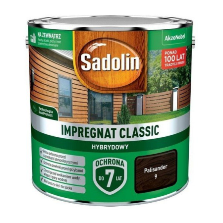 SADOLIN Impregnat Classic Hybrydowy Palisander 2,5 L