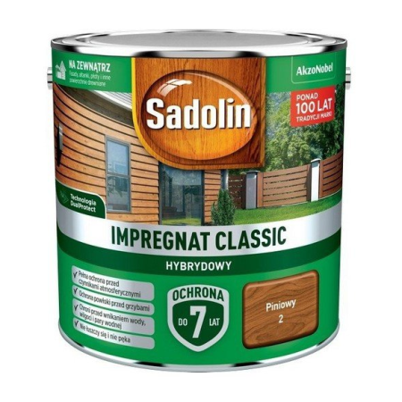 SADOLIN Impregnat Classic Hybrydowy Pinia 2,5 L