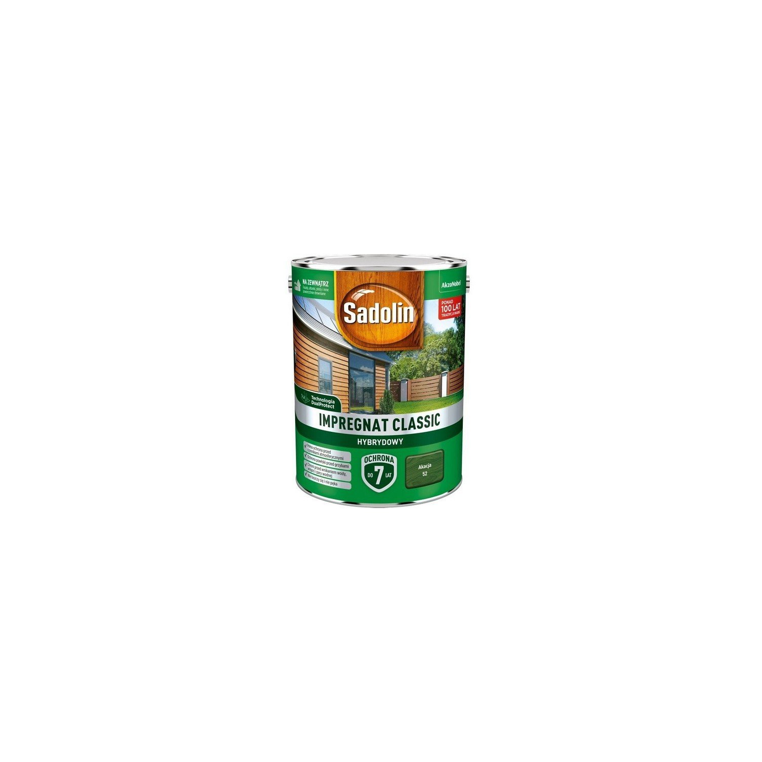 SADOLIN Impregnat Classic Hybrydowy Akacja 4,5 L