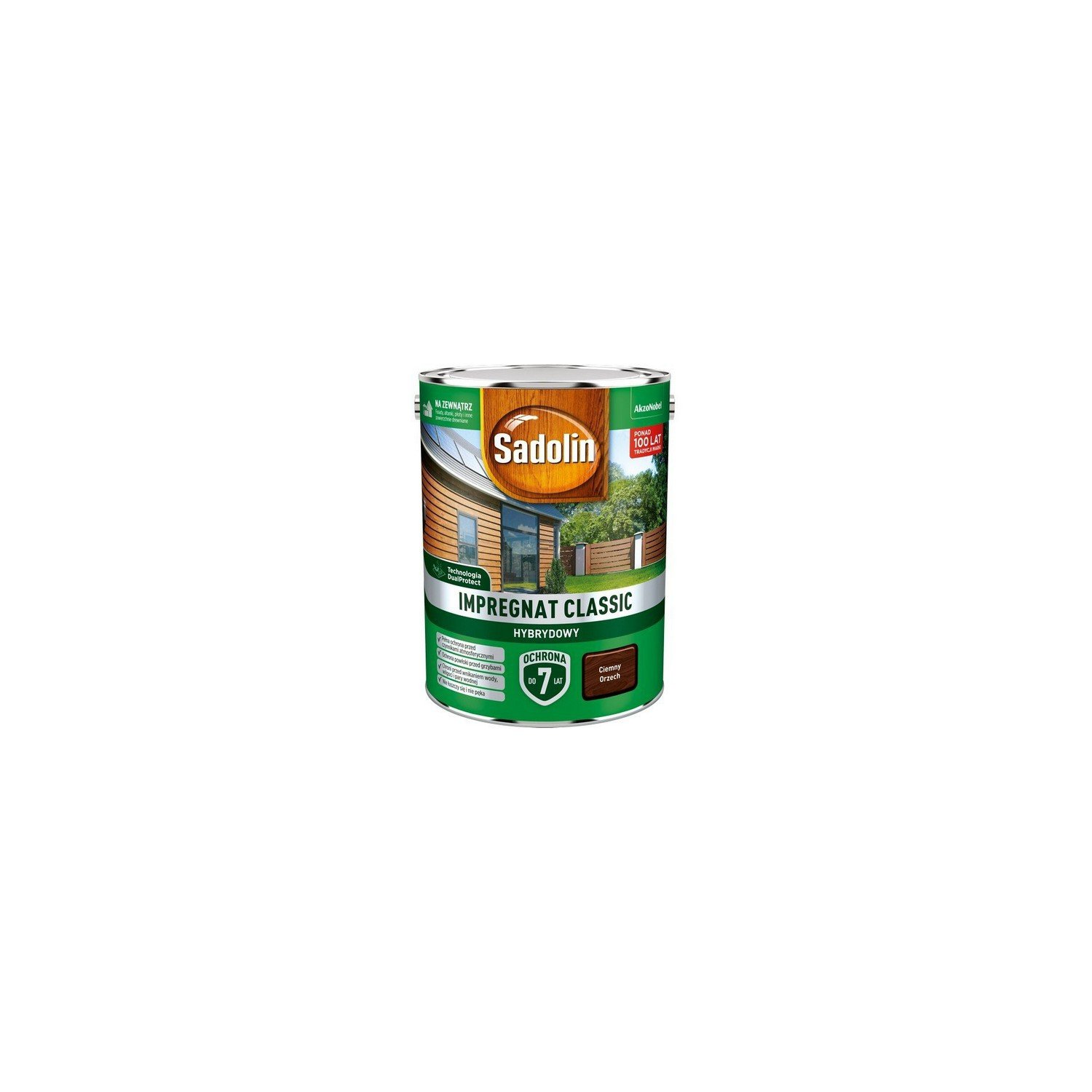 SADOLIN Impregnat Classic Hybrydowy Ciemny orzech 4,5 L