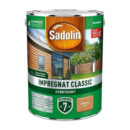 SADOLIN Impregnat Classic Hybrydowy Dąb jasny 4,5 L