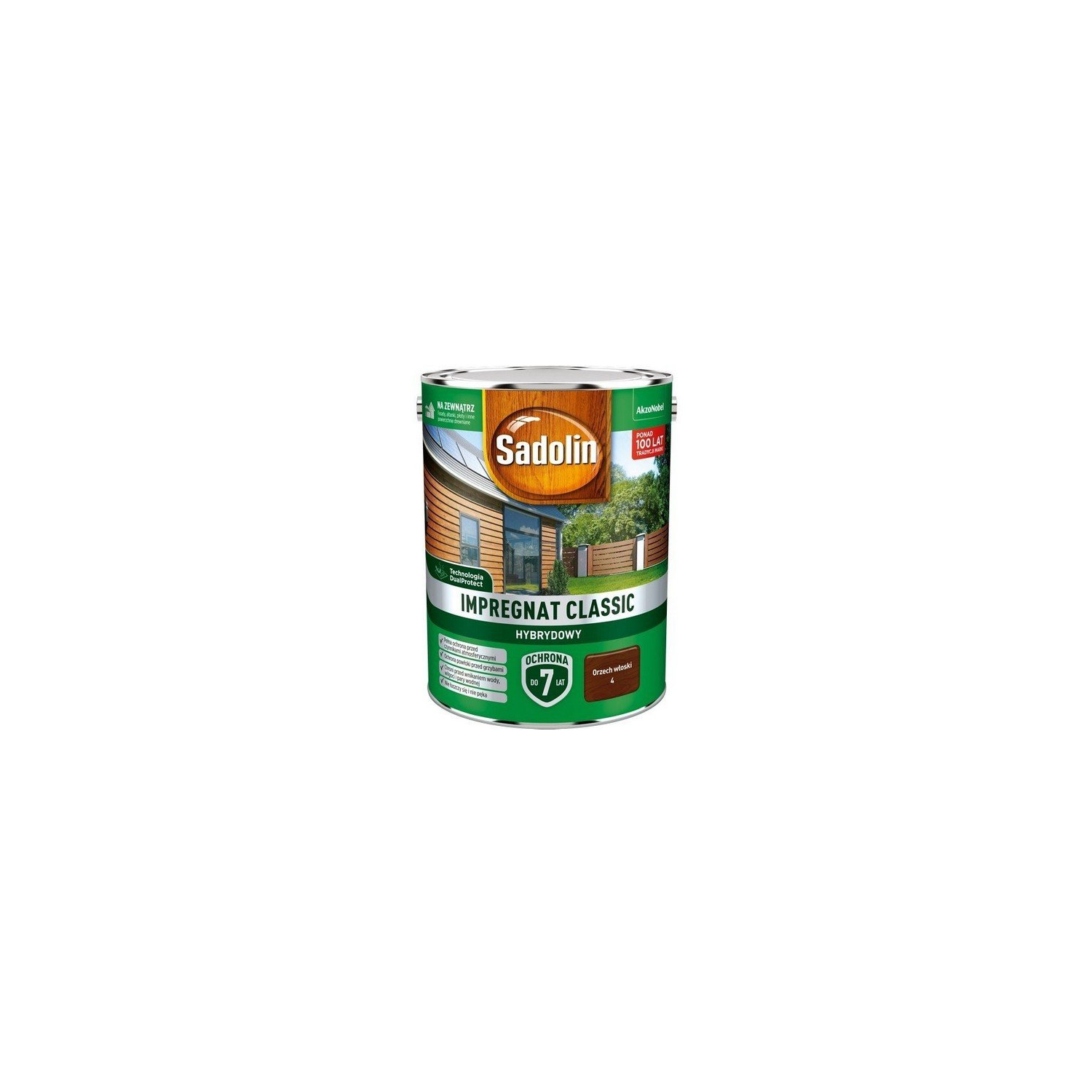 SADOLIN Impregnat Classic Hybrydowy Orzech włoski 4,5 L