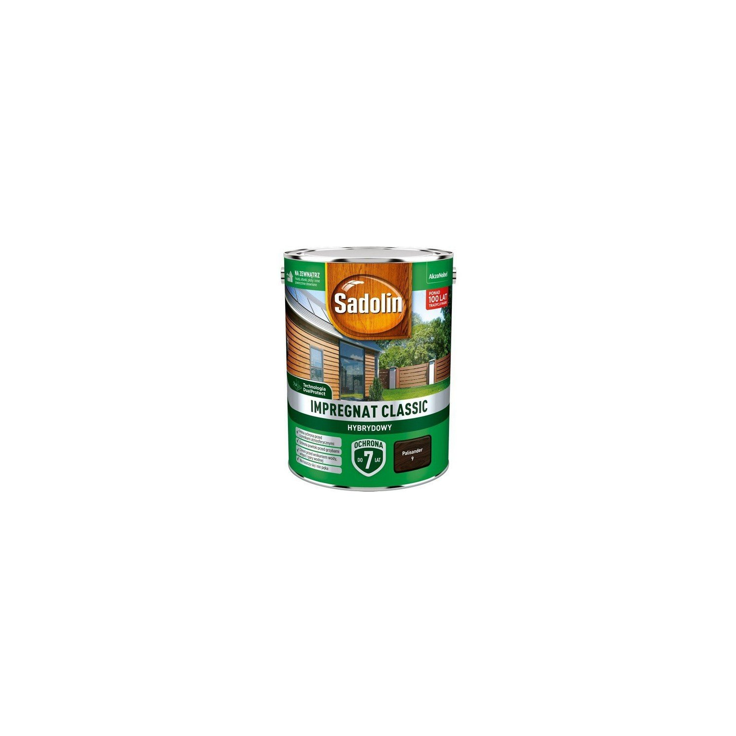 SADOLIN Impregnat Classic Hybrydowy Palisander 4,5 L