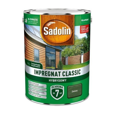 SADOLIN Impregnat Classic Hybrydowy Zielony 4,5 L