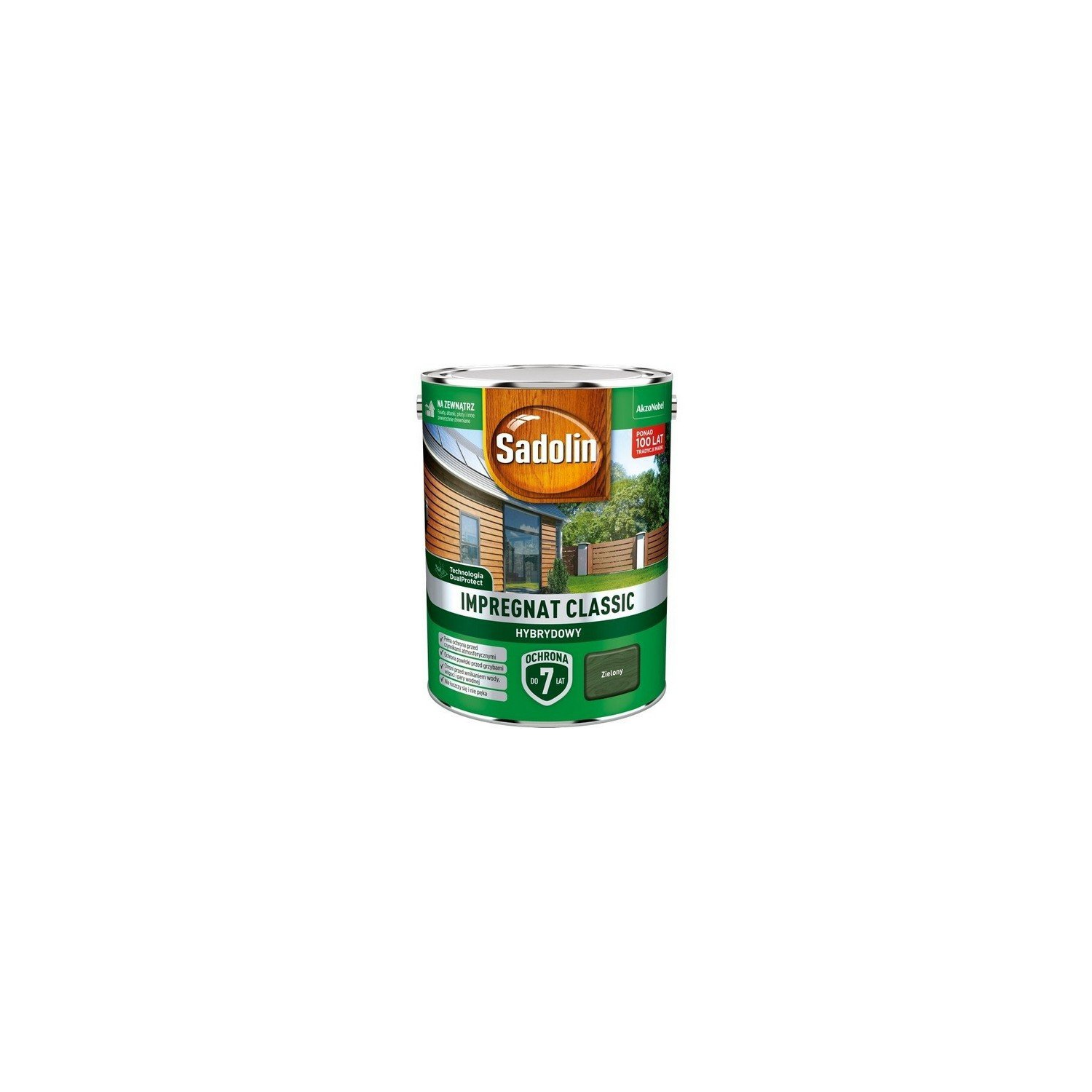 SADOLIN Impregnat Classic Hybrydowy Zielony 4,5 L